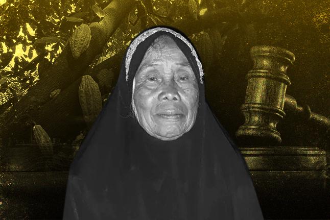 Nenek Minah yang pernah didakwa mencuri 3 buah kakao. Foto: liputan6.com