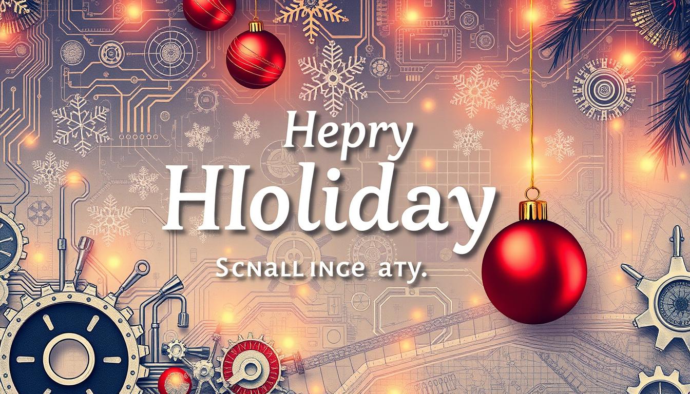 engineering services holiday cards