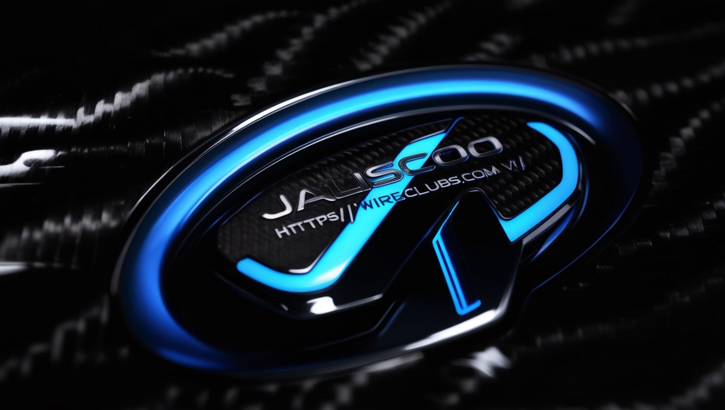 jalisco's carbon fiber v2 led logo emblem