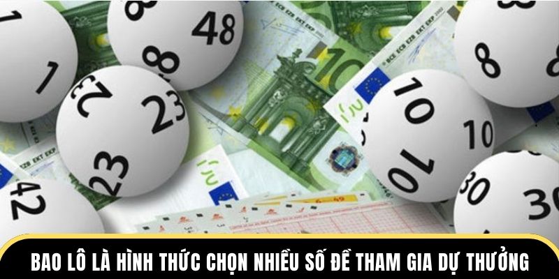 Bao lô là hình thức chọn nhiều số đề tham gia dự thưởng