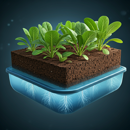 Diagram or Illustration of a Wicking Bed Structure