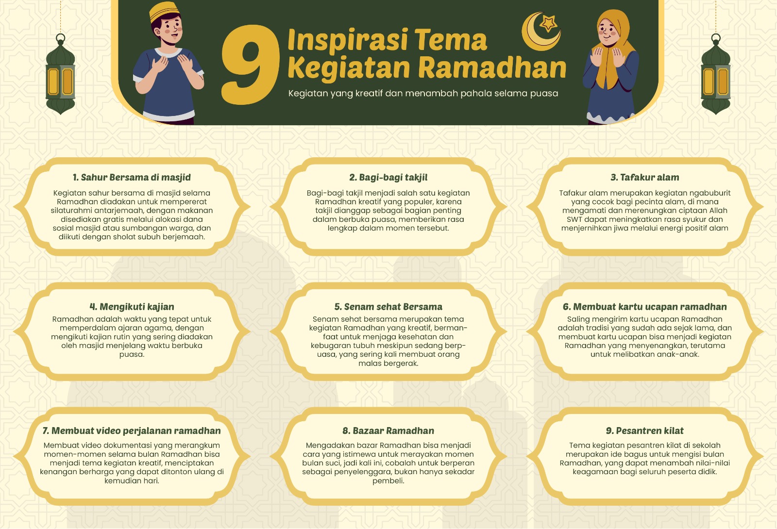 tema kegiatan ramadhan