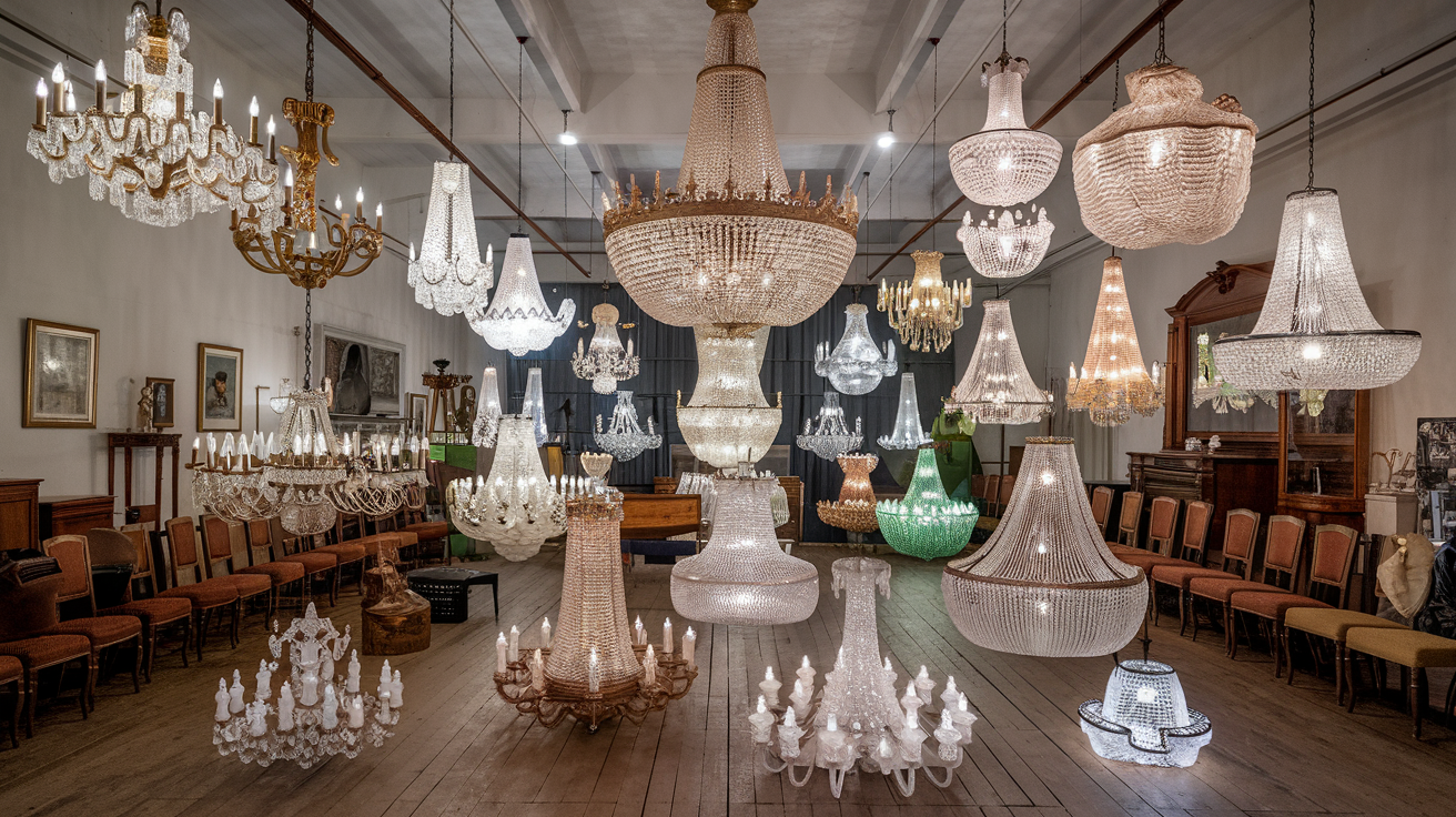 auction houses specialising in vintage chandeliers near 90804