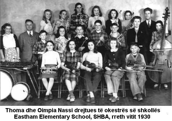 THOMAI DHE OLIMPIA NE SHKOLLEN EASTHAM ELEMENTARY SCHOOL USA 1930.jpg