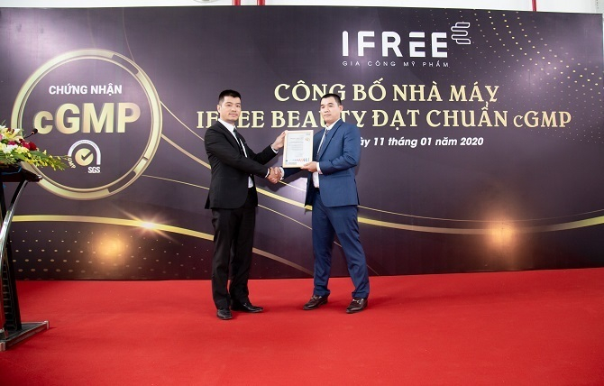 Lễ công bố nhà máy iFREE Beauty đạt chuẩn cGMP