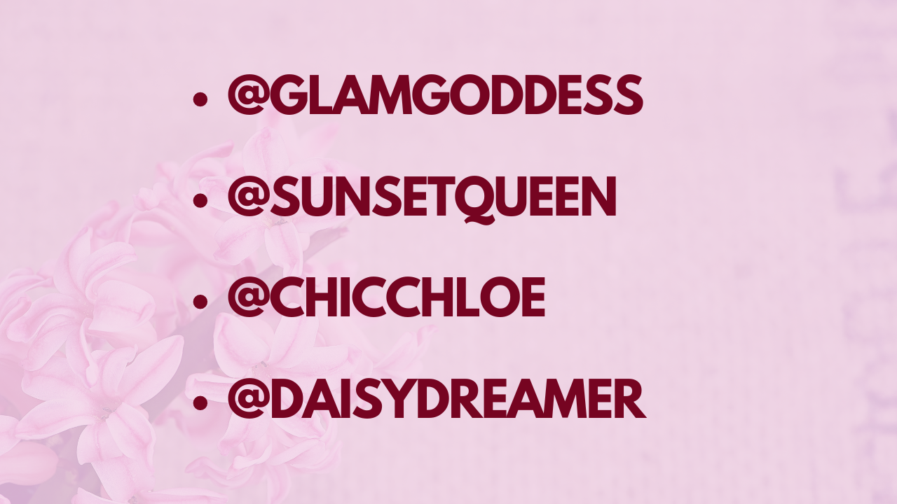 instagram usernames