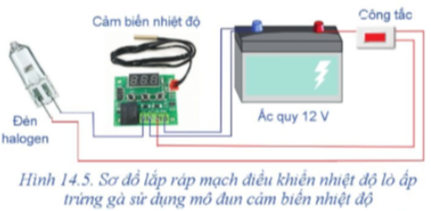 BÀI 14. LẮP RÁP MẠCH ĐIỆN ĐIỀU KHIỂN ĐƠN GIẢN SỬ DỤNG MÔ ĐUN CẢM BIẾN