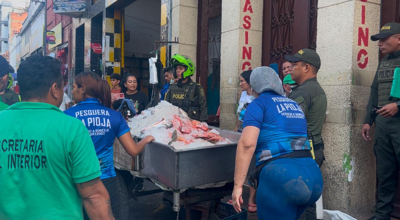 Protección a la Salud Pública y Recuperación del Espacio Público en la Plaza Central de Bucaramanga