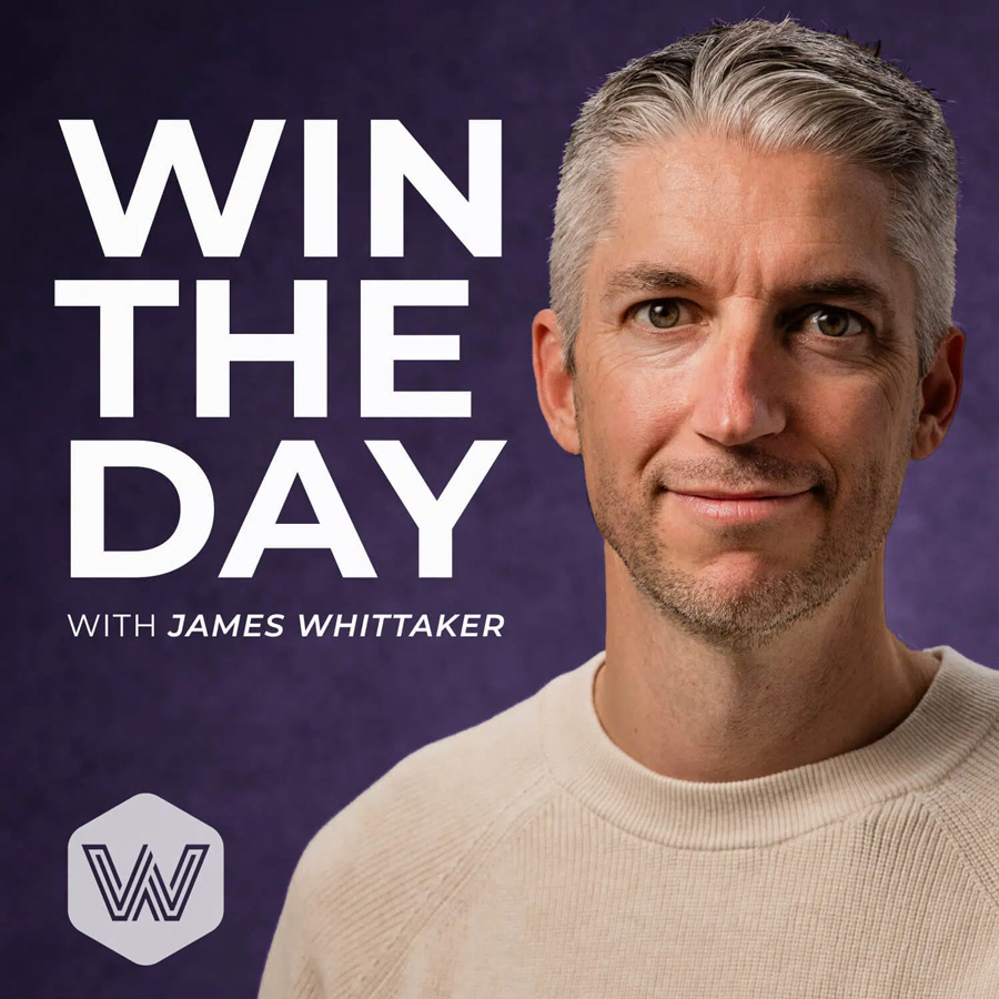 Picture of James Whittaker, host of win the day podcast. https://jameswhitt.com/