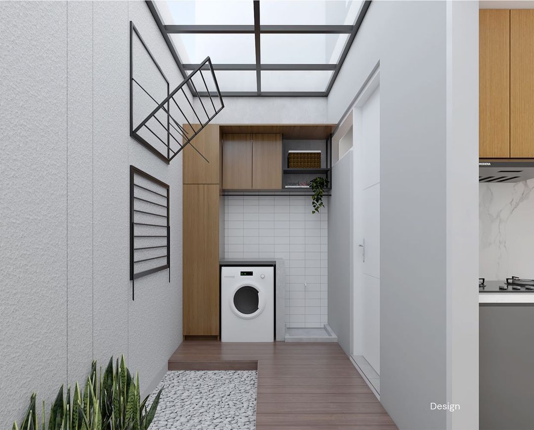 laundry teras samping