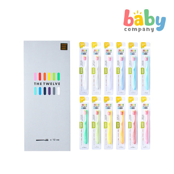 The Twelve Kids Toothbrush in Pastel Color