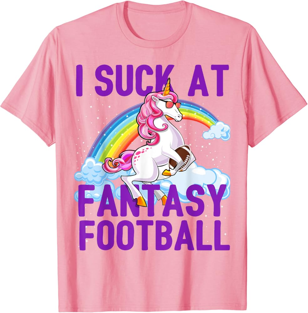 I suck at fantasy football t-shirt used as a fantasy football punishment