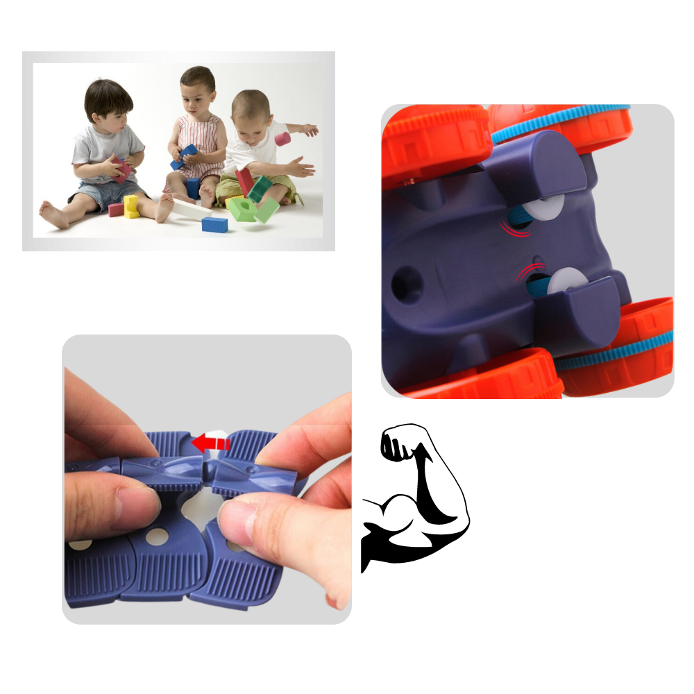 Flexible Rail Car Toy For Kids - Made of High-Quality Materials -