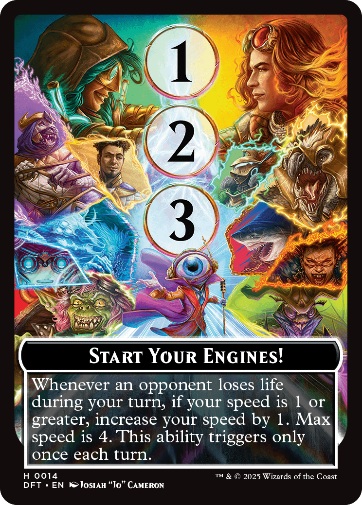 Aetherdrift Start Your Engines! Card