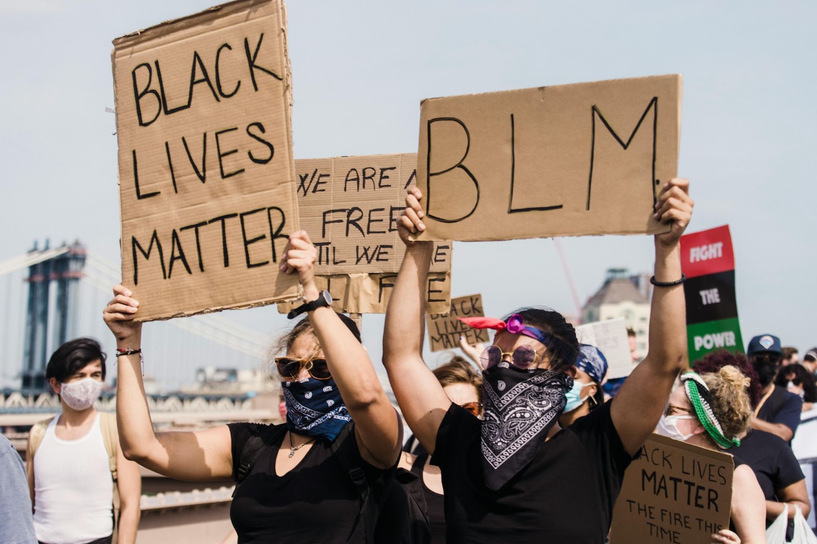 Black lives matter protest