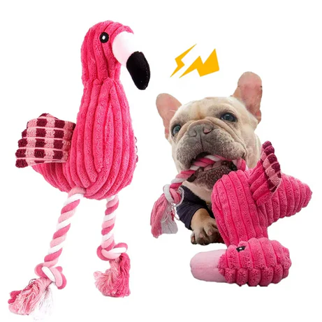 lamingo Plush Dog Toy