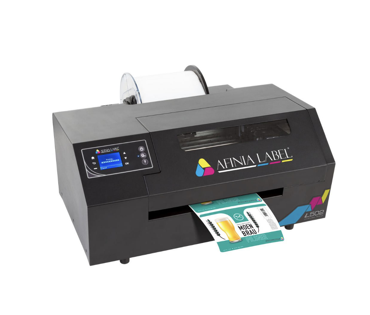 Afinia L502 8-Inch Wide Color Label Printer with Dye Inks