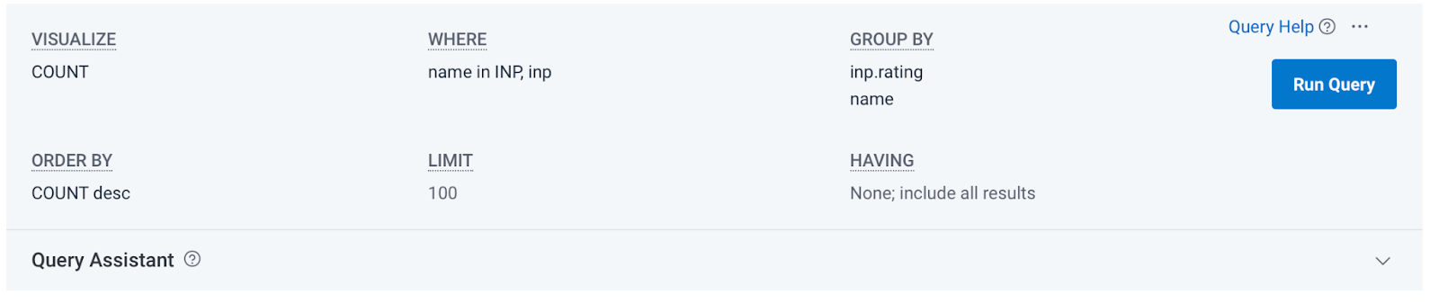 INP query in Honeycomb