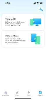 choose phone to phone transfer
