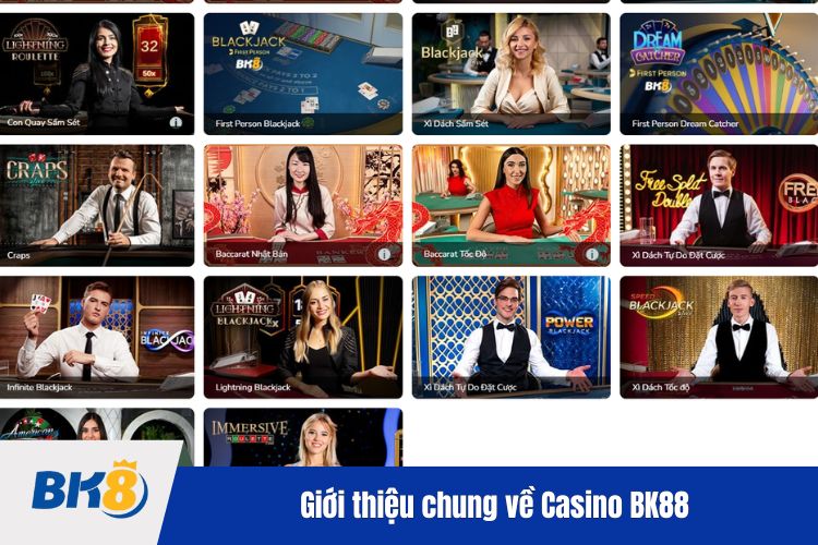 Giới thiệu chung về Casino BK88