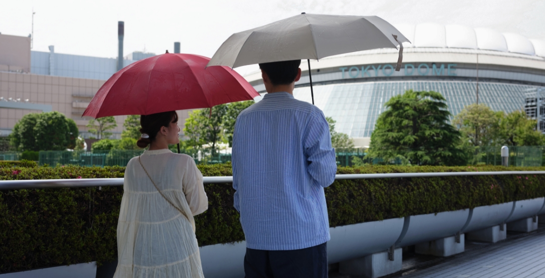 雨の日デートのイメージ写真