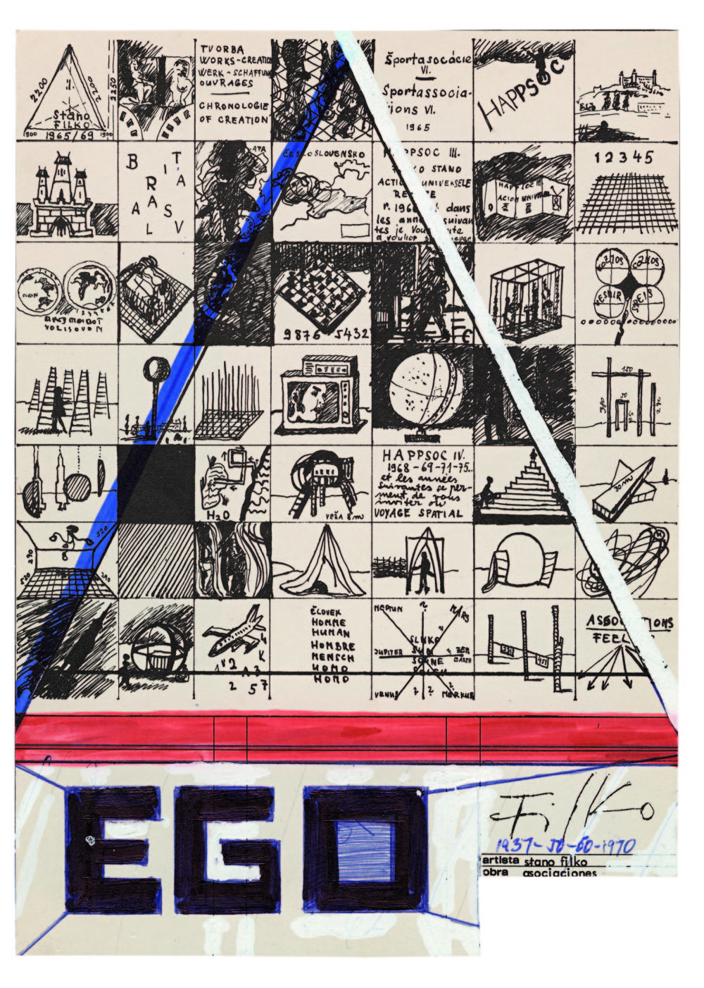 Stano Filko: Arte de Sistemas – EGO. 1971