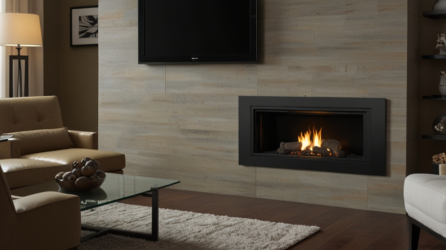 Solvi FBD400RT-O/CG Vent-Free Gas Fireplace: