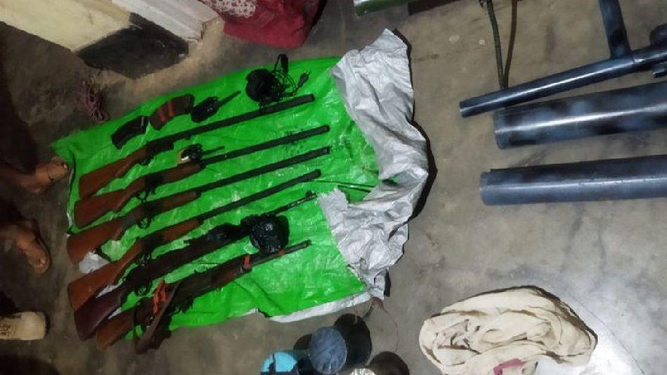 Manipur: Security forces recover huge cache of arms and ammunitions in hill and valley districts