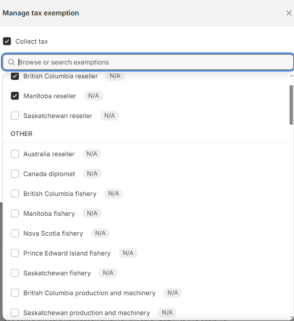 Set Up Tax-Exempt Customers on Shopify
