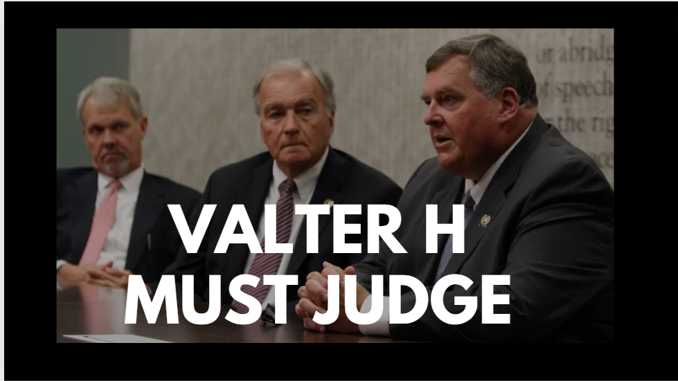 Valter H Must Judge