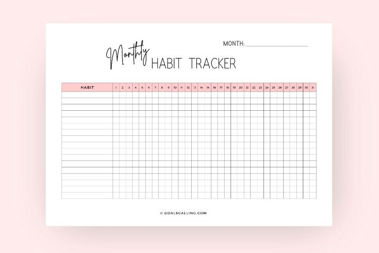 35 Habit Tracker Ideas for Your Planner or Bullet Journal