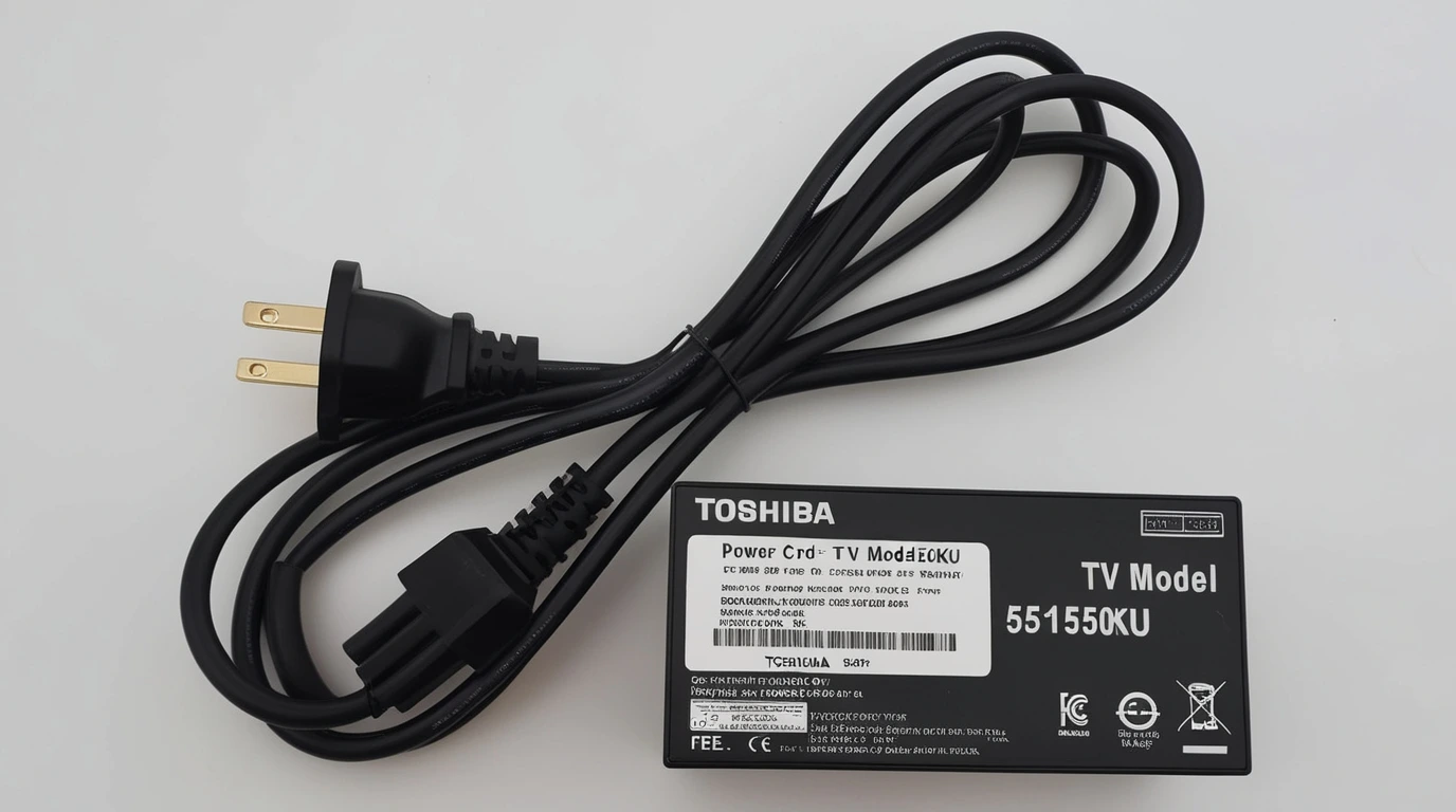 Power Cord Toshiba TV Model 55C150KU