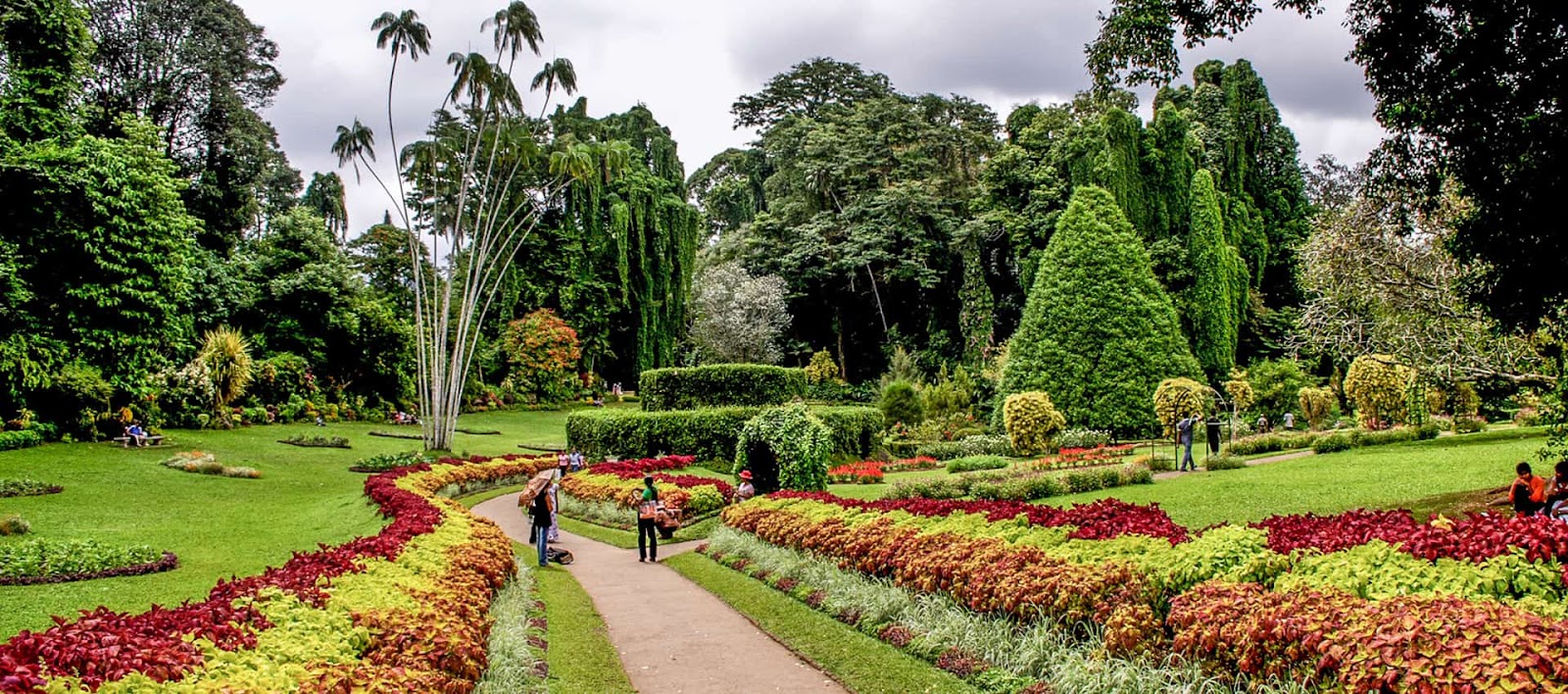 Picnic in the Royal Botanical Gardens in Kandy