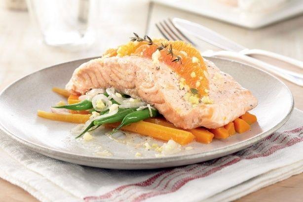 Salmon en papillote