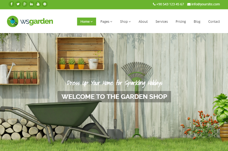 WS Garden HTML5 Template