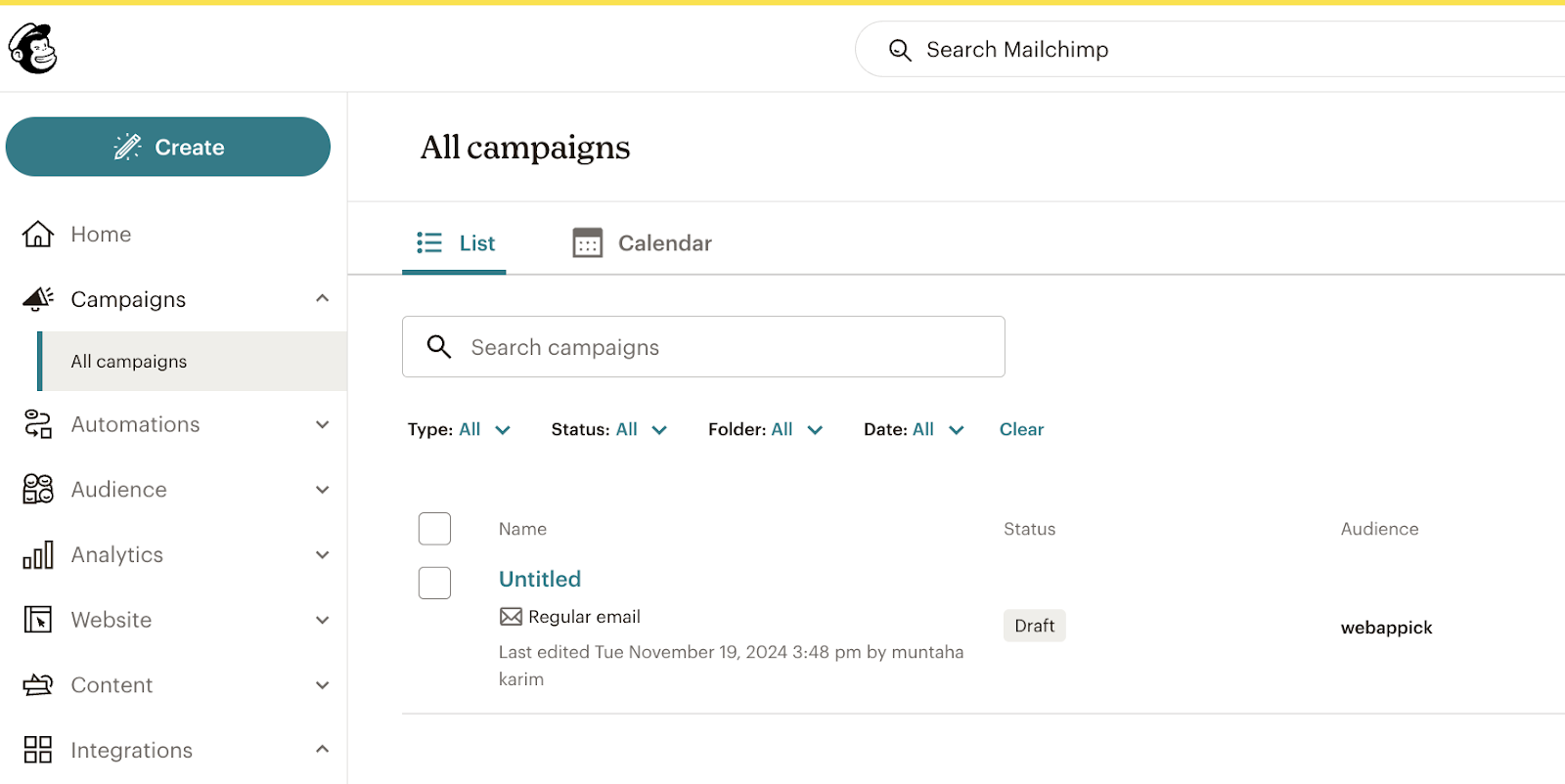 Start Mailchimp Email marketing for WooCommerce store