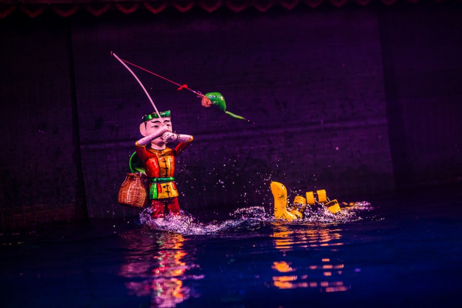 The structure of the Water Puppet Show