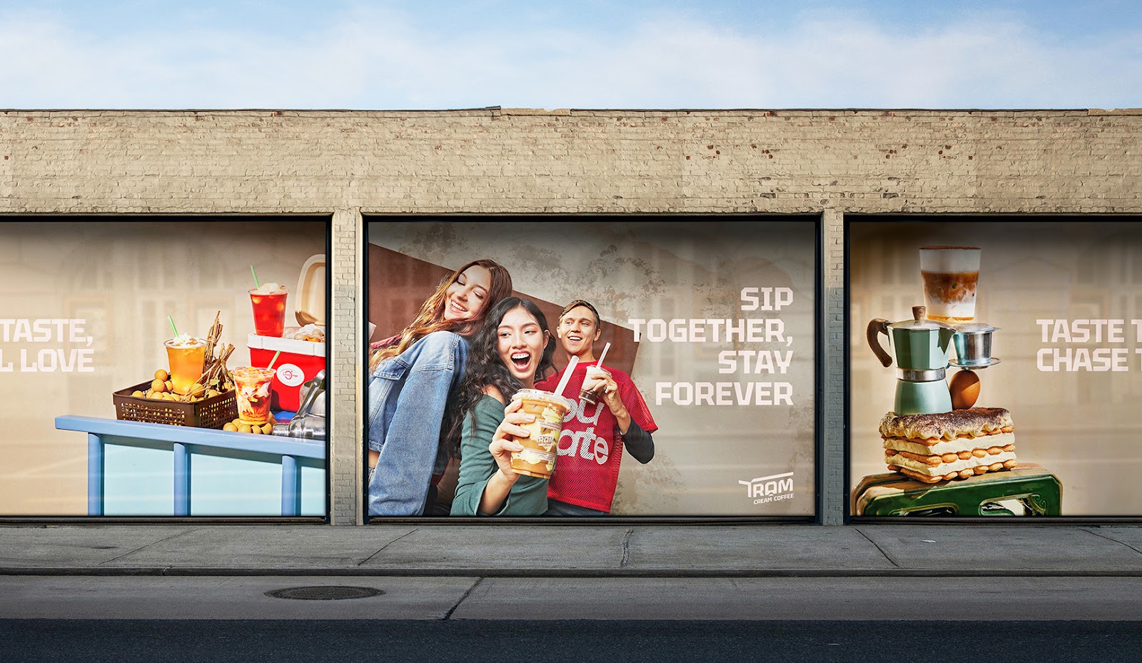 Image from the Tram Cream Coffee: A Journey in Branding & Packaging Designarticle on Abduzeedo