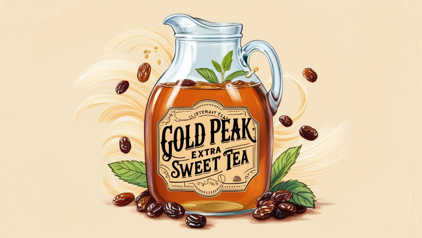 Gold Peak Extra Sweet Tea tastes like raisins