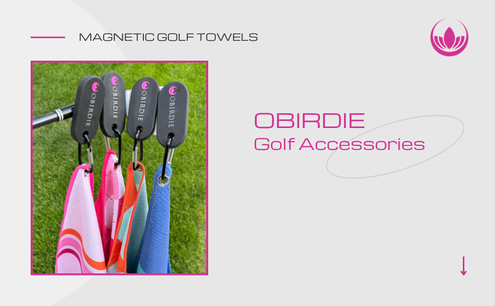 magnetic golf towel, golf accessories