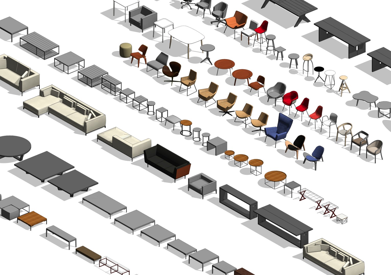 Revit Furniture Families