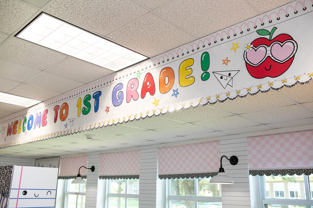 Welcome to first grade banner