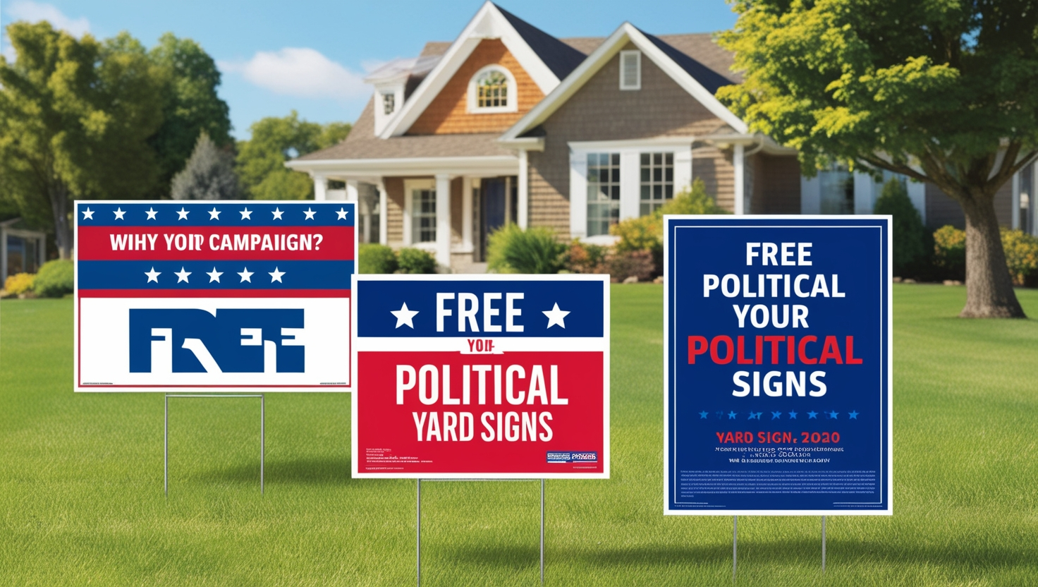  Free Political Yard Signs
