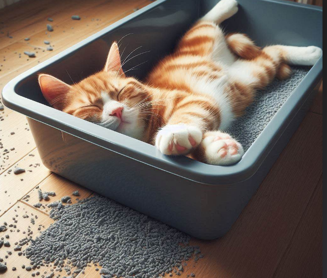 Open Litter box