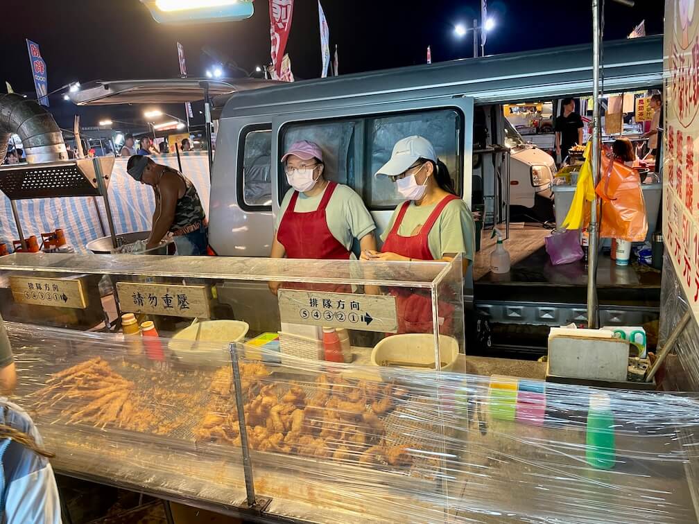 台中海線夜市-清水五權夜市必吃美食-素蘭炸雞