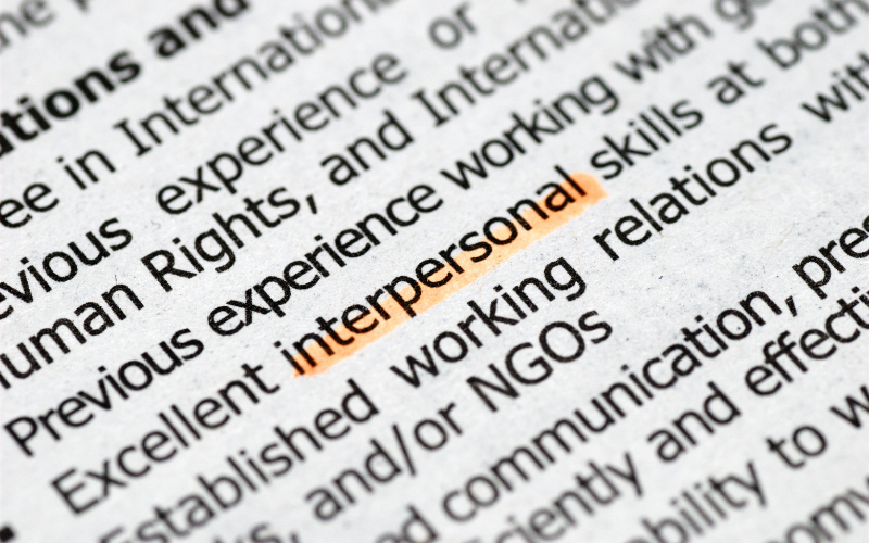 Interpersonal Skills nghĩa là gì