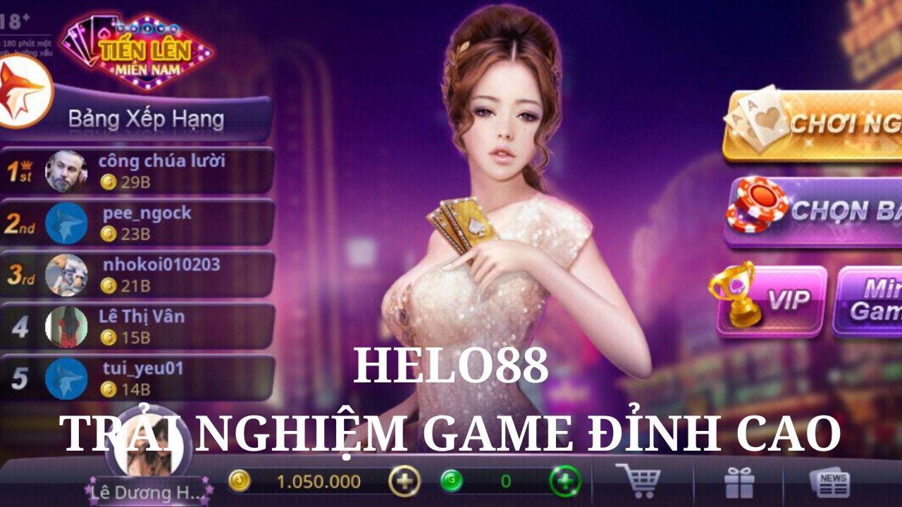 Helo88 mang lại những trải nghiệm game đỉnh cao