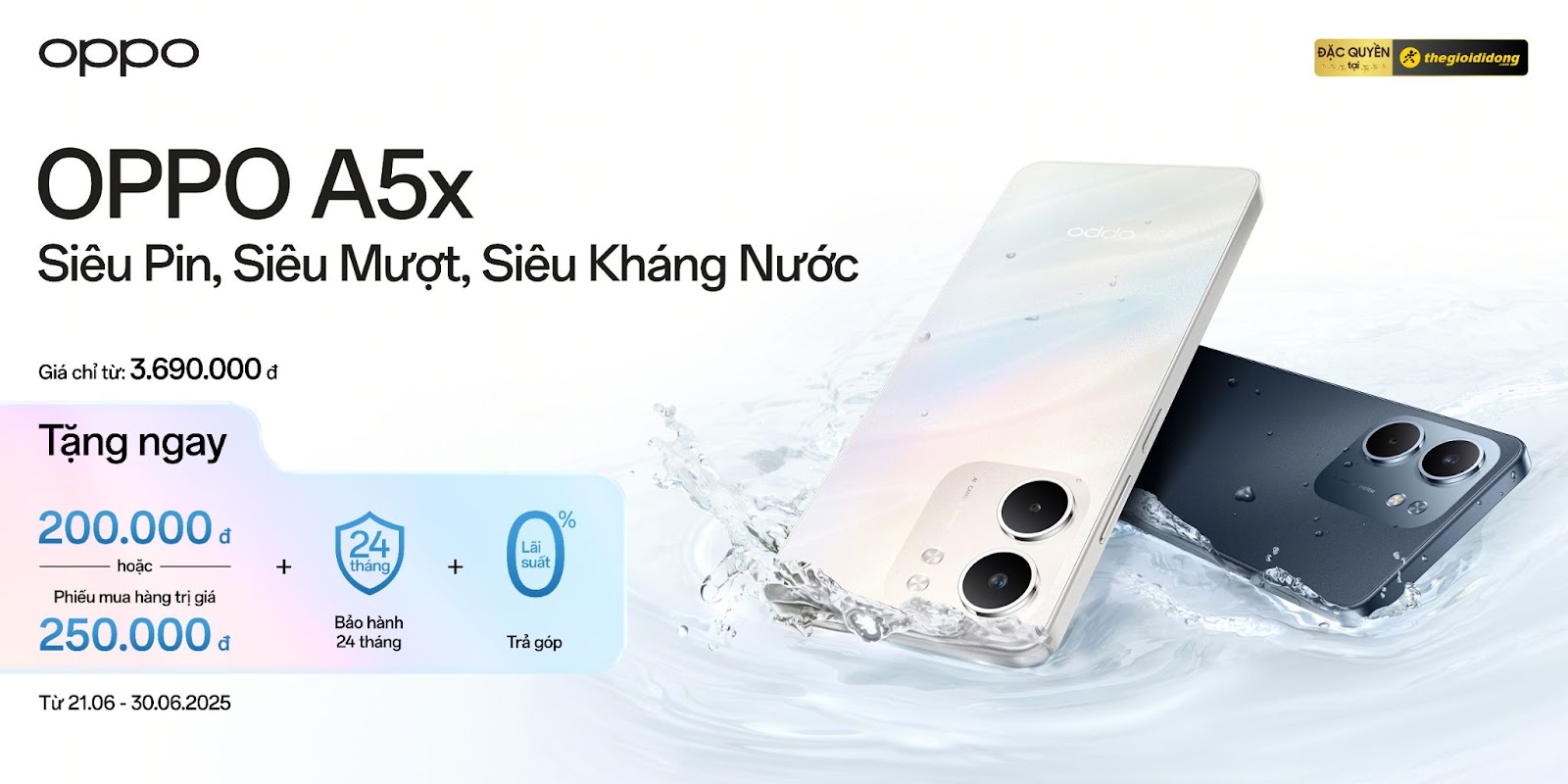 Điện thoại OPPO A5x chịu va đập, không ngại mưa gió bụi bặm, giá dưới 4 triệu đồng - AD 4nXe THvhoY8Tr7AE9SM 5WwOO0VDYvps3UBVOGA