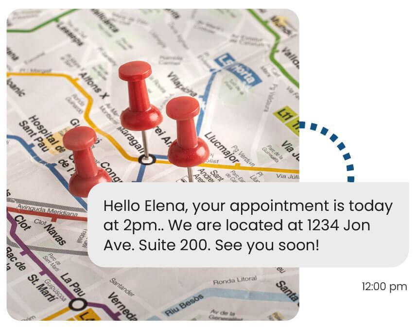 appointment reminder message