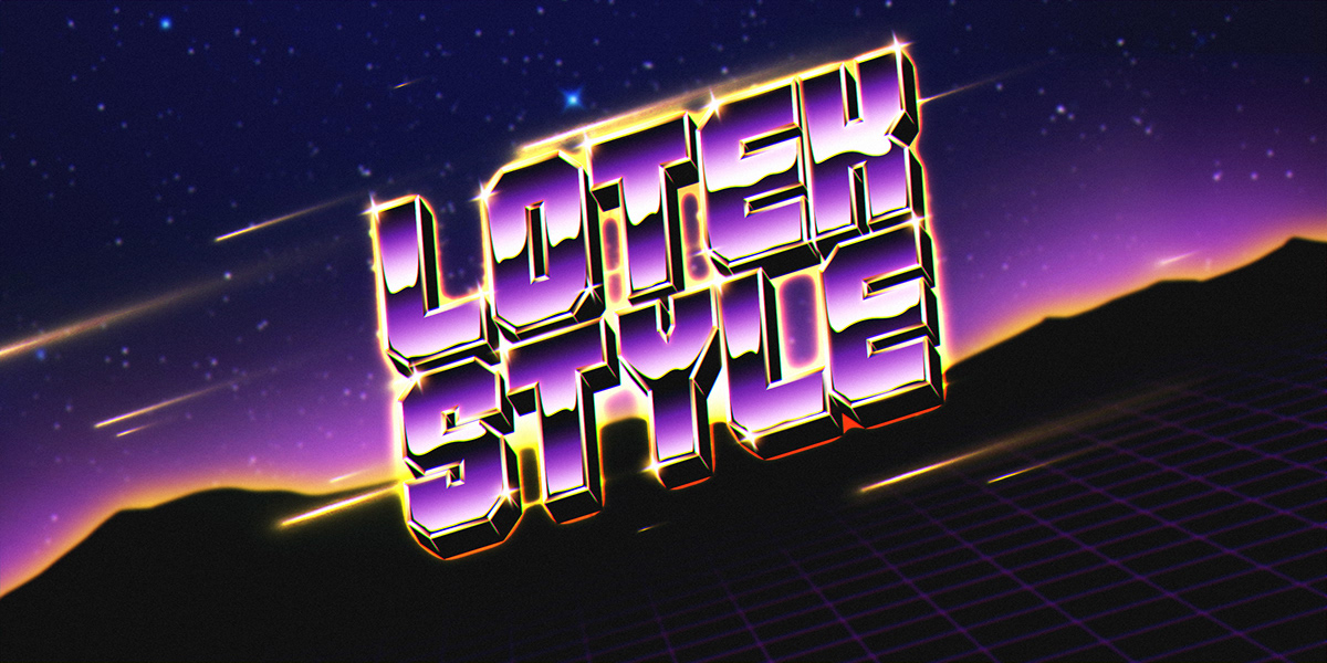 Image from the Synthwave 80s Logo Design Collection: Retro Meets Cyberpunk article on Abduzeedo